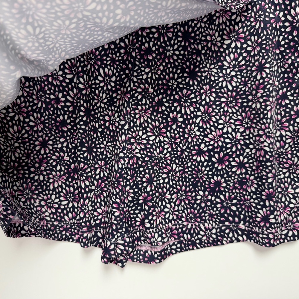 PGA Tour Women's Tie Dye Floral Golf Faux Wrap Skort Size Small - Picture 5 of 7